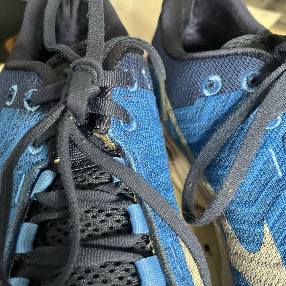 MIZUNO Blue Wave Rider Running Shoes Neutral Sneakers Wave Knit Mens Size 12 US - Picture 8 of 9